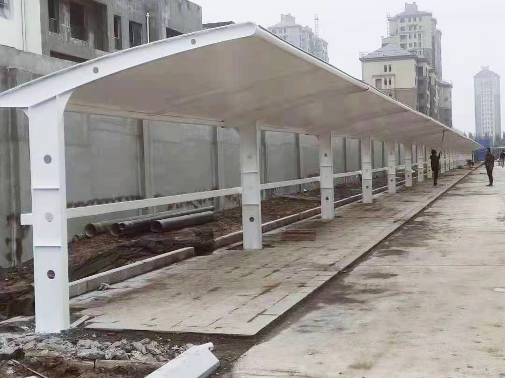 膜结构车棚工程案例